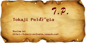 Tokaji Pelágia névjegykártya